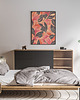 plakaty Plakat - Burgundy leaves 1