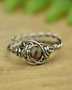pierścionki - różne Pierścionek regulowany agat wire wrapping 2