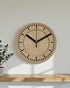 zegary Drewniany Zegar Ścienny Duży 48cm - Cichy Mechanizm 5