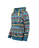 bluzy męskie Bluza kangurka "Meander" z zielonym - unisex 3