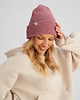 czapki damskie Gruba czapka zimowa wrzosowa 4