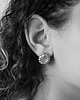 kolczyki pozłacane Snail Earrings handmade silver 925 1