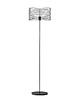 lampy podłogowe Czarna lampa podłogowa do salonu FORNOSA LOFT z drucianym kloszem 3