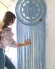 łapacze snów Nowoczesny Mandala Chunky Łapacz snów baby blue KOLORY 2
