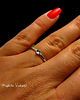 pierścionki srebrne Pierścień Drobinek - Topaz Swiss Blue Srebro 1