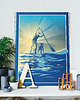 plakaty Paddle board SUP surfer - plakat 50x70 cm 1