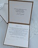 zaproszenia i kartki na ślub Kartka ślubna Perłowa elegancja w pudełku z torebką  4