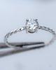 pierścionki zaręczynowe Pierścionek zaręczynowy z diamentem 0.20 CT 4