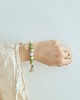 bransoletki z kamieni naturalnych Bransoletka SPRING  jadeit, zieleń, lila, róż, duże kulki 7