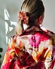 gumki do włosów Gumka jedwabna, scrunchie, frotka peach dew MAXI 1