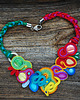 kolie Kolorowy Bajkowiec - naszyjnik Soutache 1