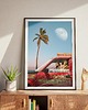 plakaty Plakat Miami - Kolaż minimalistyczny 5