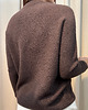swetry damskie Sweter Alpaka Marrone 3