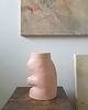 wazony Wazon  rzeźba Fluxo różowy duży ceramika wys 20 cm 1