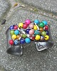 bransoletki wire wrapping Cukiereczki - bransoletka regulowana 2