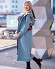 bluza z kapturem damska Mega długa bluza Mięta-kalie 1