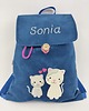 torebki, worki i plecaki dziecięce Plecak z kotkami, plecak z imieniem 1
