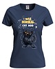 t-shirt damskie I WAS NORMAL koszulka z nadrukiem 4