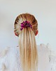 gumki do włosów Scrunchie do włosów, gumka do włosów z wiskozy Panterka candy MIDI 2