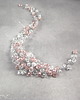Ślubne ozdoby do włosów Glamour Rose Quartz - ślubny stroik do włosów. 4