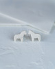 kolczyki ceramiczne Kolczyki porcelanowe KOŃ 1