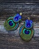 kolczyki soutache Peacock Eye-kolczyki soutache 1
