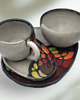 patery i talerze Ceramiczny zestaw śniadaniowy 6