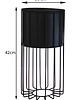 kwietniki Kwietnik metalowy stojący NEW Design Loft 42cm 2