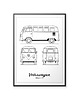 plakaty Plakat Legendy Motoryzacji - VW Bulli / T1 2