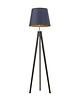 lampy podłogowe Drewniana lampa stojąca na 3 nogach ARUBA GOLD tripod trójnóg 1