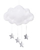 karuzele i girlandy do łóżeczka BIAŁY mobil chmurka Velvet 1
