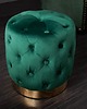 pufy do siedzenia Pufa Barock Chesterfield szmaragdowy 38cm 2