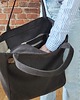 torby na ramię Lazy bag Bukka taupe wodoodporny nubuk 5