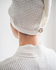 dodatki - łazienka - różne Lniany turban waflowy PURE WHITE 2
