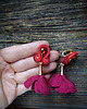 klipsy Koktajlowe  klipsy  soutache 5