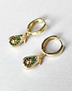 kolczyki pozłacane Kolczyki koła "Awokado"  3