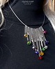 kolie Na kolorowo. Oryginalna kaskada w modnym stylu BOHO ciekawy prezent handmade 5