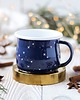 kubki Świąteczny Kubek Emaliowany Granatowy 1