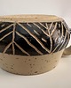kubki Ceramiczny kubek na kawę, sgraffito, espresso 5