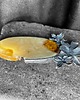 wisiory Wisiorek handmade srebrne kwiaty z bursztynem 2