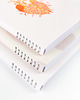 kalendarze i plannery NOTES SERCE KREMOWE B5  160 stron  SZARE KROPKI 1