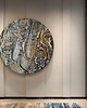 obrazy Obraz koło ręcznie malowany metaliczny fi 80cm ZAKROCKA 3