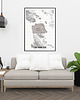 plakaty San Francisco mapa plakat  50x70 cm / A3 / A4 2