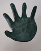 pojemniki na biżuterię Dłoń ceramiczna zielona 1