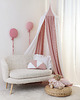 namioty i tipi dla dzieci Baldachim Muślinowy Cyrk - Ecru i Róż 1