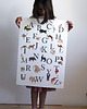 obrazy i plakaty do pokoju dziecięcego Plakat z polskim alfabetem 3