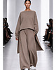 spodnie materiałowe damskie Spodnie cappuccino oversize YY600205 1