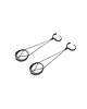 kolczyki srebrne Kolczyki srebrne MINIMAL earrings MAXI / black 1
