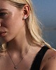 srebrne naszyjniki Naszyjnik kwiatek z niebieską cyrkonią srebrny FLOWER 1