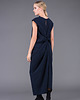 sukienki midi damskie Navy mary back knot dressi 5